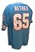 Autographed Elvin Bethea Houston Oilers Throwback Blue Jersey With Hof 03 Inscription