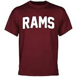 NCAA Fordham Rams Mascot Logo T-Shirt - Maroon