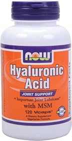 NOW Foods Hyaluronic Acid 100mg and Msm, 120-Vcaps