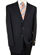Italian Merino Wool 150s Dark Navy Hand Tailored Men Suit Comfortable Year Round Use Complete Jacket and Pants