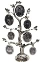 'Family Tree' 14-Picture Multi-Photo Frame (Antique silver colour)