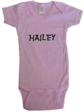 HAILEY / Hurry Up - Name-series - White or Pink Onesie / Baby T-shirt