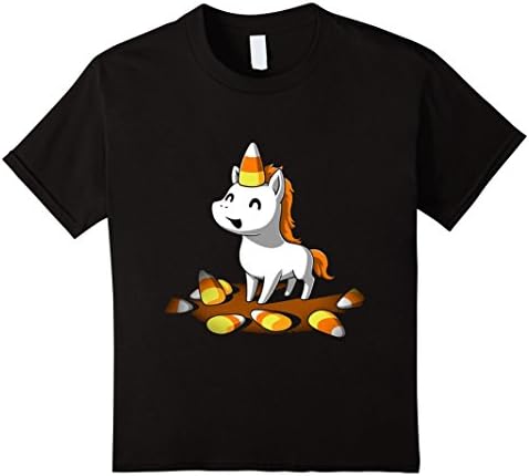 Kids Candycorn T-Shirt 12 Black