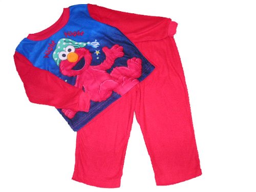 Elmo 2 Pc Toddler Flannel Sleepwear Set (24 Months)