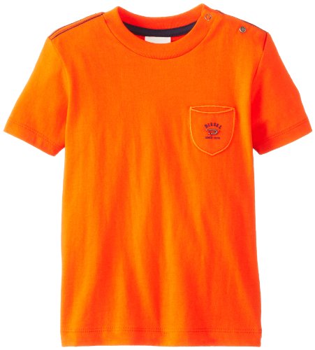 Diesel Baby Boys' T Shirt Solid Color with Small Pocket Logo