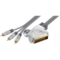 Home Theater HT 4-150 Scart Cinchkabel mit Schalter (3x Cinch-Stecker) 1,5m