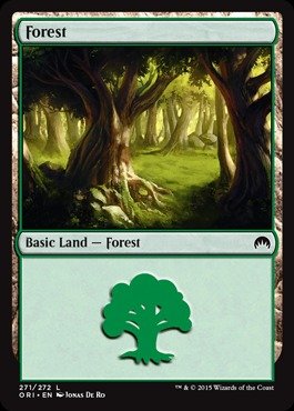 Magic: the Gathering - Forest (271/272) - Origins - Foil