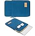 Kinmac Blue Color Canvas Vertical Style Laptop Sleeve with Pocket 11 inch for macbook air 11 and macbook 12 retina case sleeve bag