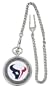 NFL Men's TX0082 Houston Texans "Hall Of Famer" Pocket Watch with Chain