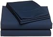 Masterpiece Collection 320-Thread-Count Egyptian Cotton Full Sheet Set, Midnight Blue