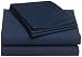 Masterpiece Collection 320-Thread-Count Egyptian Cotton Full Sheet Set, Midnight Blue