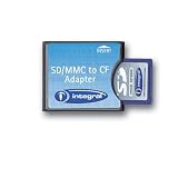 Integral Flash Memory SD to Compactflash Adapter