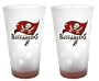 Tampa Bay Buccaneers Frosted Pint Glass (16-Ounce, Set of 2)