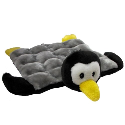 Kyjen Plush Puppies Squeaker Mat Penguin Large