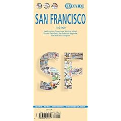 San Francisco 1 : 13 000: San Francisco Downtown, Alcatraz Island, Golden Gate Park, San Francisco Bay Area, San Francisco &  Region