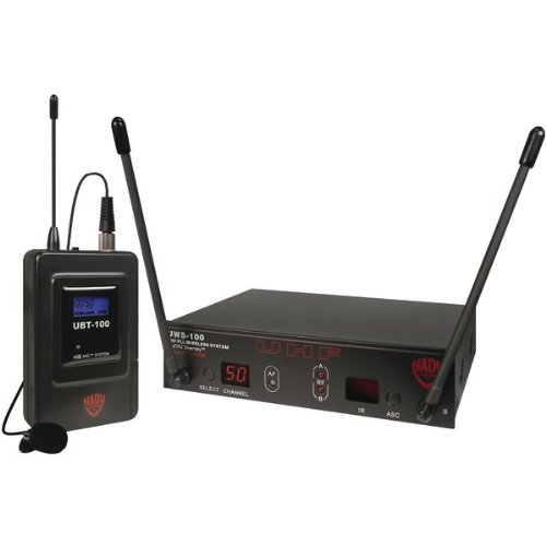 NADY Product-NADY UWS-100LT 100-CHANNEL UHF WIRELESS SYSTEM OMNIDIRECTIONAL LAVALIER MICROPHONE WITH BODY PACK