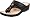 Black Nappa Classic Footbed