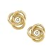 Jewelry : 14K Yellow Gold 15 MM Knot Earring Jackets