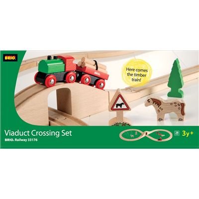 BRIO&reg; Bahn 33176 - BRIO Bahn Acht mit Holzzug, 28 Teile