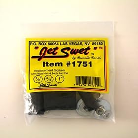 Buy 1751 Jet Swet replacement gaskets kit for 1 each of the 1 2, 3 4 and 1 Jet Swet... by Brenelle now!