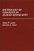 Book Dictionary of Concepts in Human Geography: (Reference Sources for the Social Sciences and Humanities)