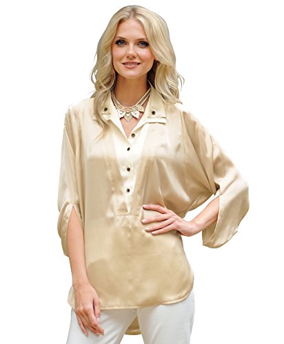 (オットージャパン) Otto Japan 配色サテンチュニック