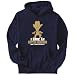 Hoodie Mens Navy Blue 