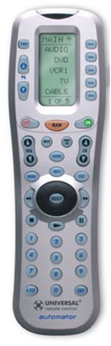 Universal Remote URC200 10 Device Universal Remote Control (Silver & Black)