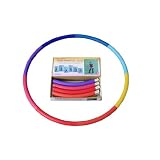Weighted Sports Hula Hoop for Weight Loss - Trim Hoop 3B 3 lb. No Ridge, Travel Easy and Easy to Assemble/disassemble