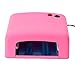 UV Nail Lamp, Eyourlife 36W UV Nail Light Dryer Led UV Lamp for Gel Nails, Acrylic, Shellac Cure USB Plug in with Timer Setting Model Pink