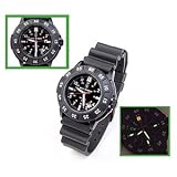 Stealth Ops Tritium Watch - Black Face - Poly Strap