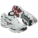 Mizuno Men's Wave Rider 8 (White/Red-Black 11.0 M)