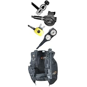 Scuba Gear Package - JoeDiver's Economical Regulator, Octo, BC and Gauges