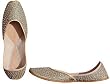Beaded and Embroidered Leather Shoes for Women Handcrafted Casual Footwear from India Available in Various Sizes