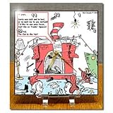 The Cat in the Hat Helps Santa - 6x6 Desk Clock