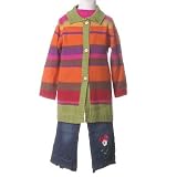 Toddler Little Girl Fall Clothes COLORFUL CARDIGAN 3 Piece Set BT KIDS 2T-6X
