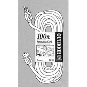 Coleman Cable 02309 100' 16 3 Orange Vinyl Outdoor Extension Cords by Coleman Cable