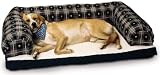 Kreature Komfort Beasley Couch Orthopedic with Bolster Paw Print 30 x 40