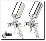 Vaper 3 Piece Dual Set Up HVLP Gravity Feed Spray Gun Kit
