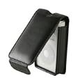XtremeMac Deluxe Black Leather Carry Case, 3rd & 4th Gen iPod'