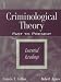Criminological Theory: Past to Present : Essential Readings