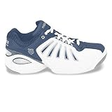Men's K-Swiss Defier Misoul Tennis Shoe - White/Navy/Silver