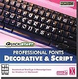 QuickStart Professional Fonts: Decorative & Script
