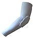 Morris 1 Pair / 2 Pcs Honeycomb Pad Crashproof Cycling Basketball Arm Guard Sleeve Elbow Support (White, Large)