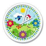 Happy Flowers Children's Clock by Olive Kids