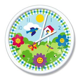 Happy Flowers Children's Clock by Olive Kids