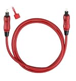 Oehlbach Opto Star Digital Opto Kabel Toslink inkl. LWL-Klinken Adapter 1,5m rot