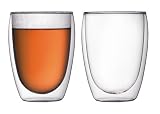 Bodum Pavina 12-Ounce Double-Wall Thermo Glasses (Cooler/Beer), Set of 2