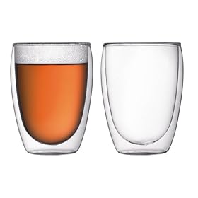 Bodum Pavina 12-Ounce Double-Wall Thermo Glasses (Cooler Beer), Set of 2 by Bodum