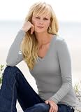 Longer Length V-Neck T-Shirt